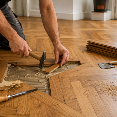 Riparazione parquet