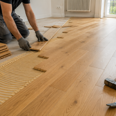 Sostituzione pavimento in legno